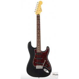 FENDER LTD RAW ASH STRAT BLK JP