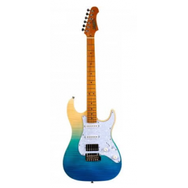 JET GUITAR JS450 TRANSPARENT BLUE